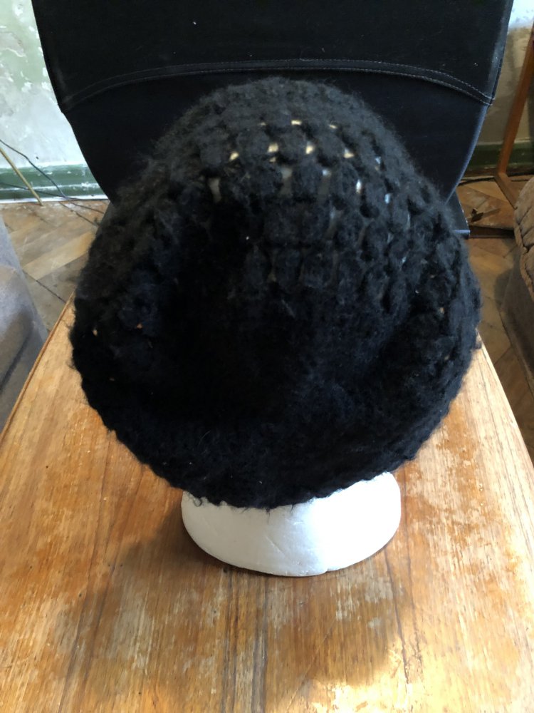 Art Baskenmütze schwarz