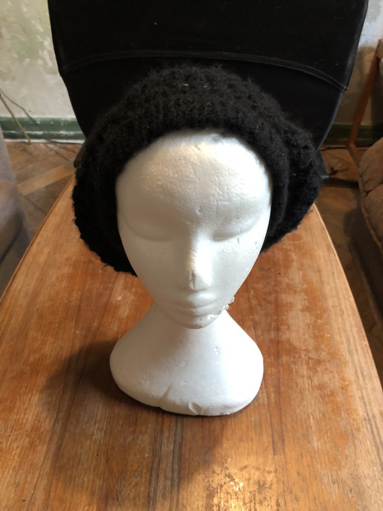 Art Baskenmütze schwarz