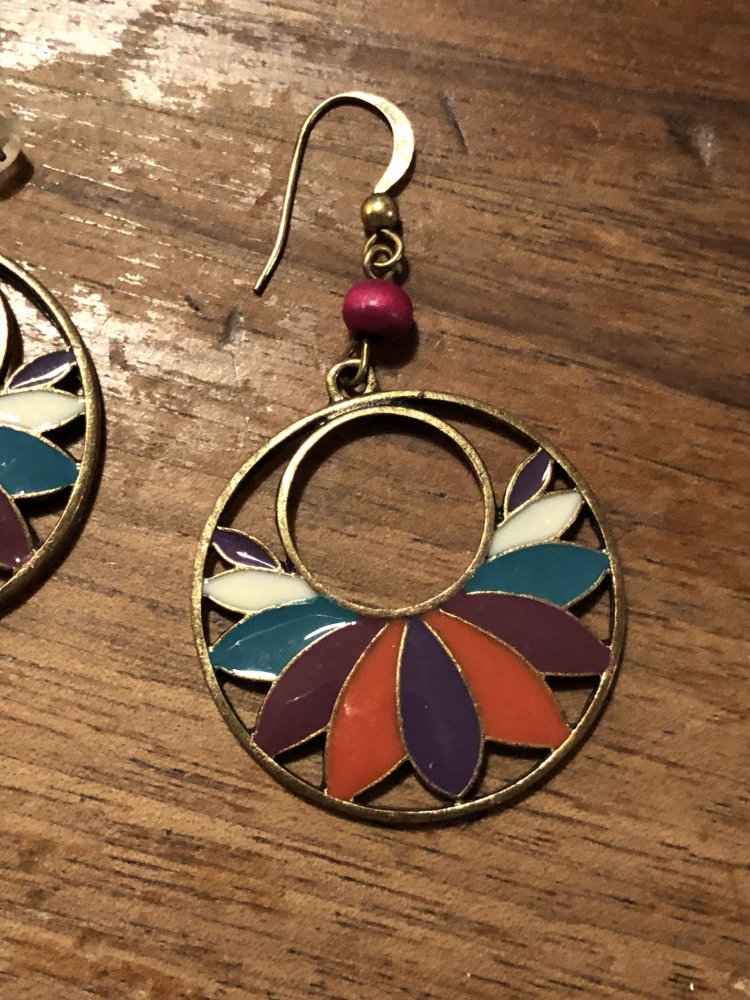 Runde Anhängerohrringe 