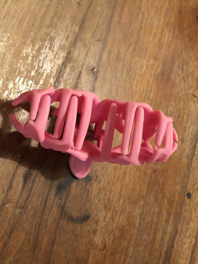 Haarklammer rosa Blumen