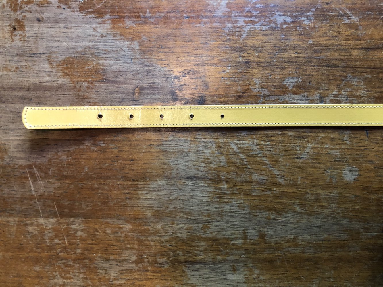 Senfgelber schmaler Gürtel