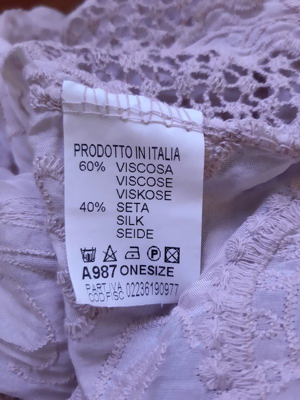 Rosa No Name Blusenshirt | Italienische Mode | Onesize | Mehrlagig | Seide