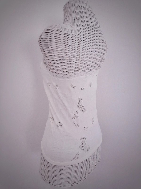Cremeweißes Blind Date Trägertop | Gr. S/M | Spaghettiträger | Spitze