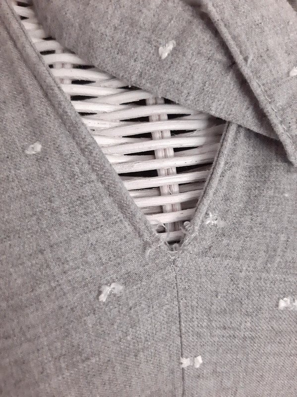 Graues ZARA Kleid | Gr. S | Schluppe | Minikleid | Langarm | Viskose