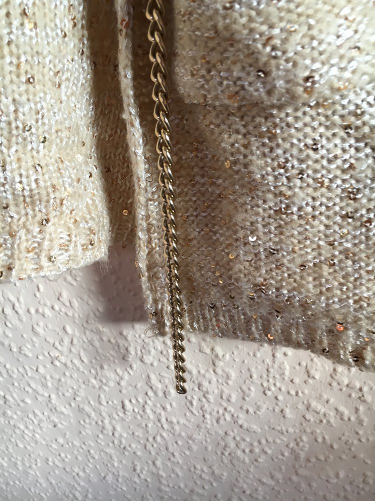 Goldener Cardigan