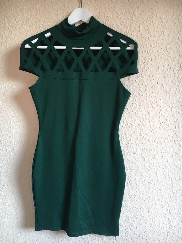 Kurzes Kleid (dunkelgrün)