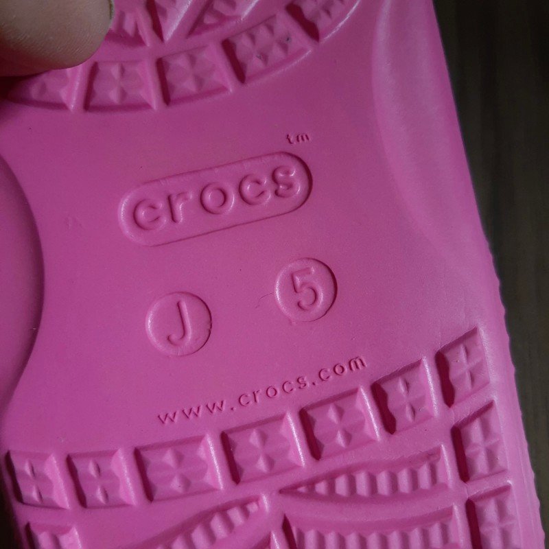 Pinke Crocs Slide Sandalen