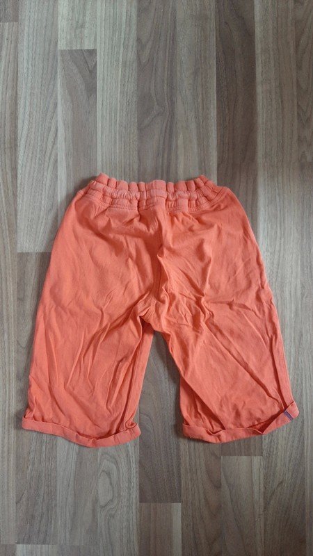 Orange blaue Sweathose (kurz)