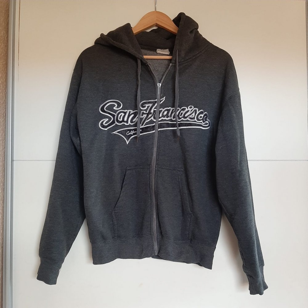 Graue San Francisco Sweatjacke