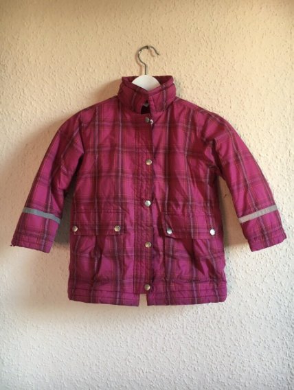 Pinkkarierte Jacke 