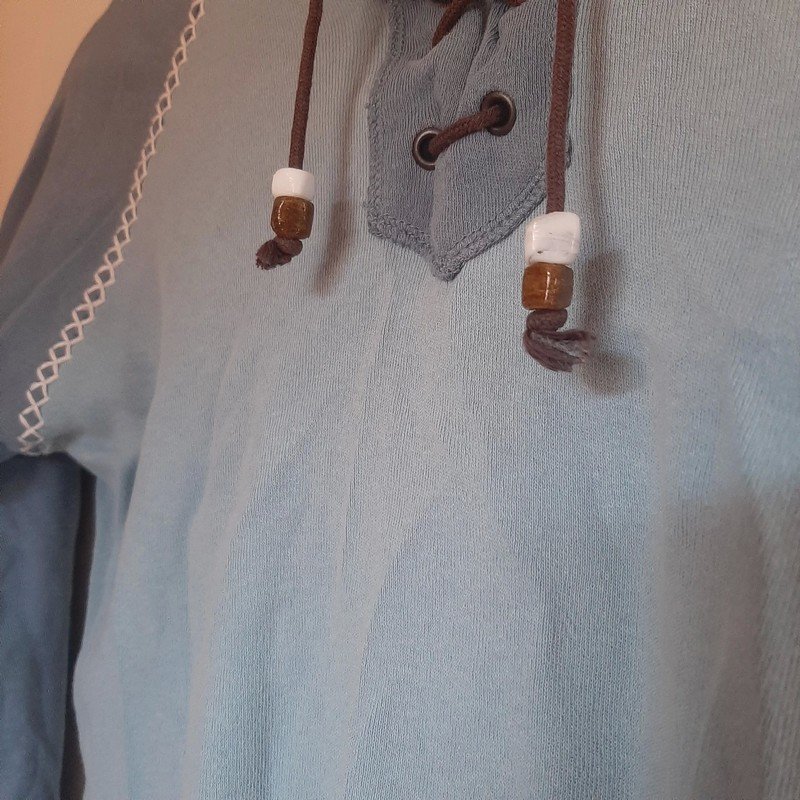 Blauer Vintage Pulli