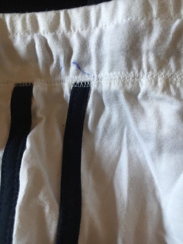 Kurze Stoffshorts (weiß)