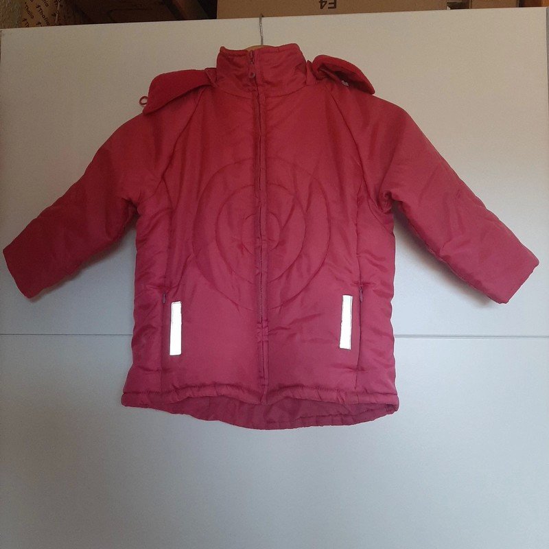 Pinke Winterjacke