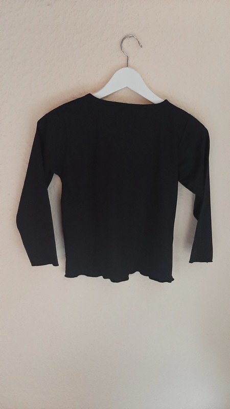 Schwarzer Pulli (doppellagig)