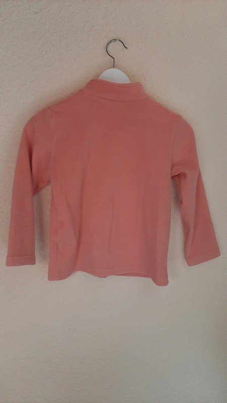 Orangene Fleecejacke