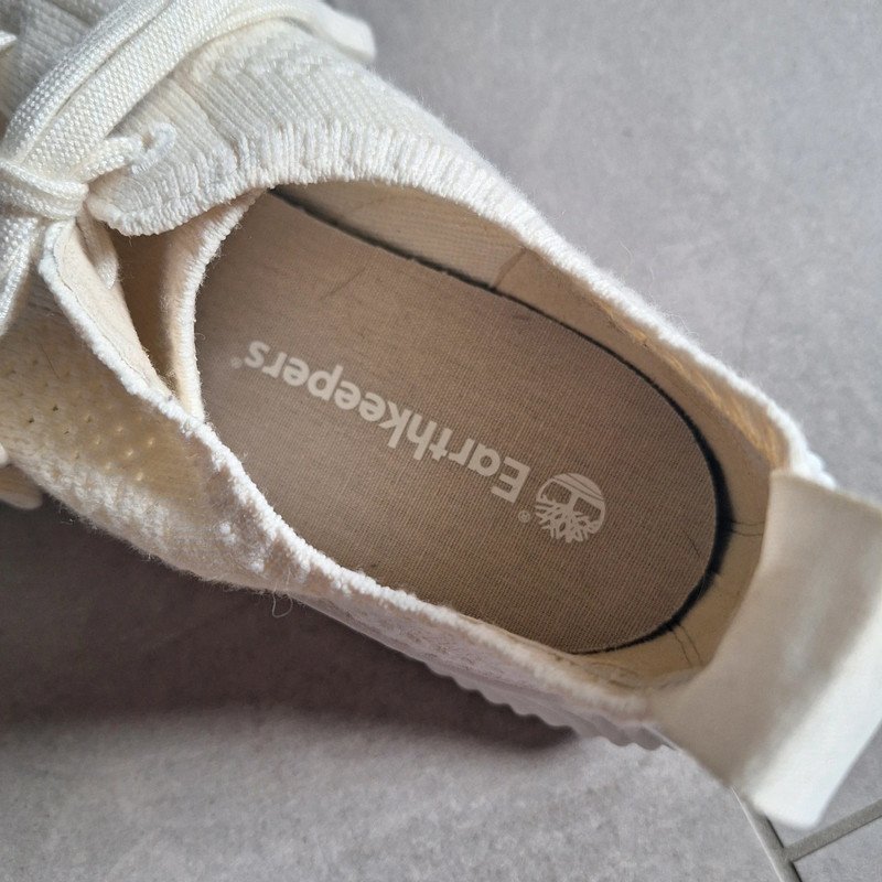 Beige Timberland Stoffschuhe