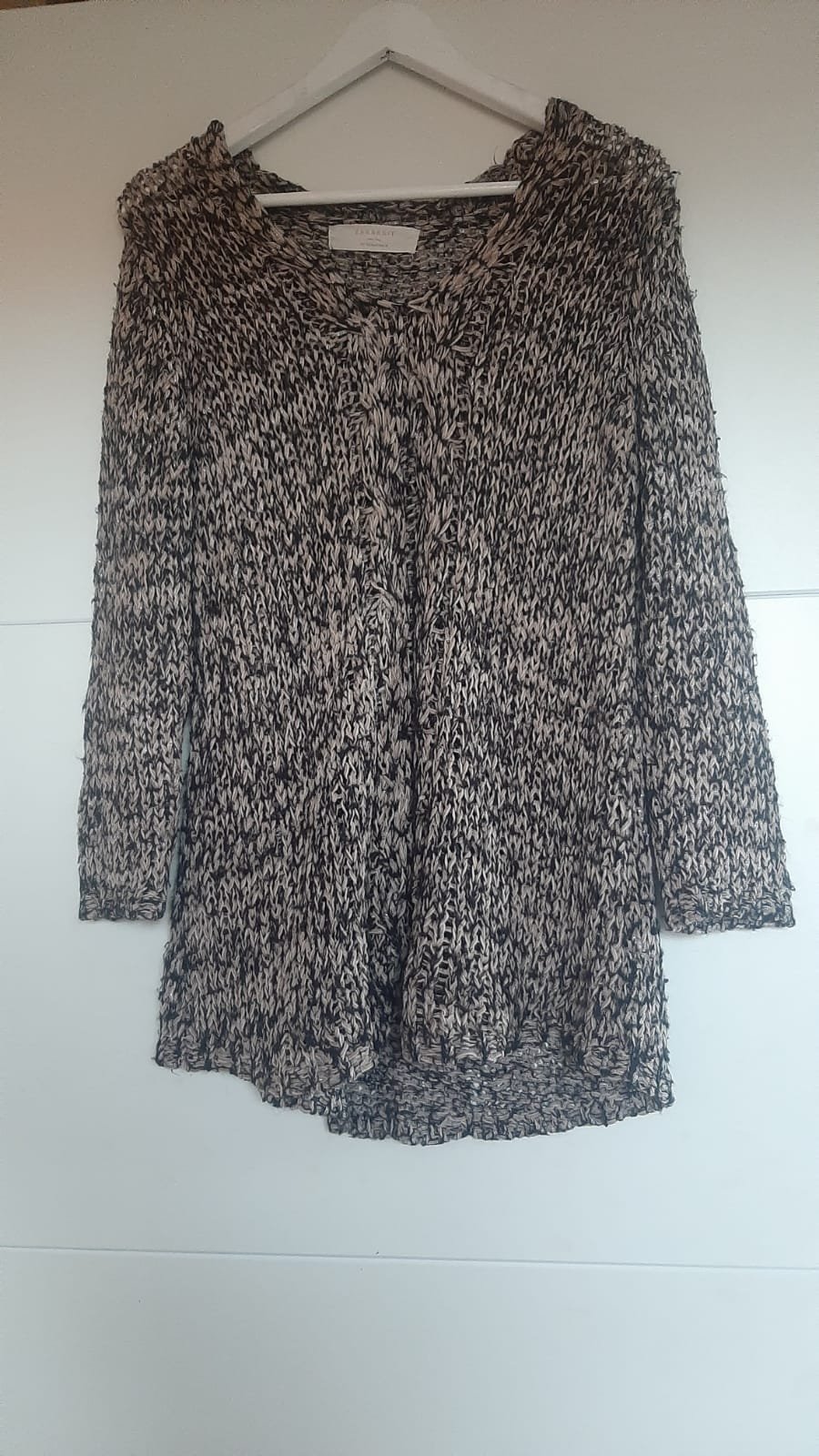 Brauner ZARA Strickpullover