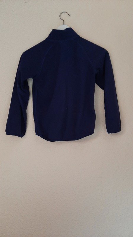 Dunkelblaue Fleecejacke