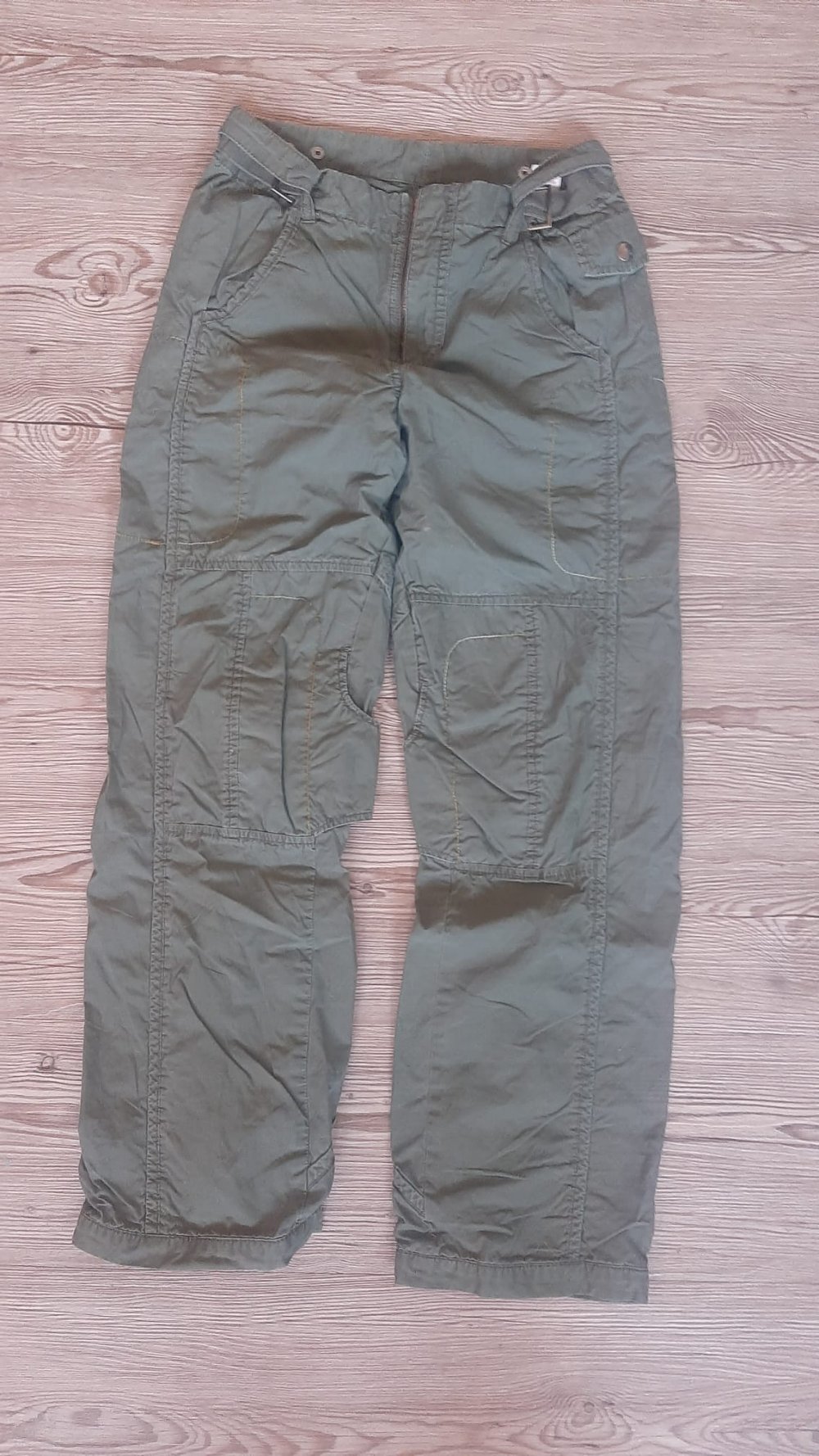 Grüne Stoffhose
