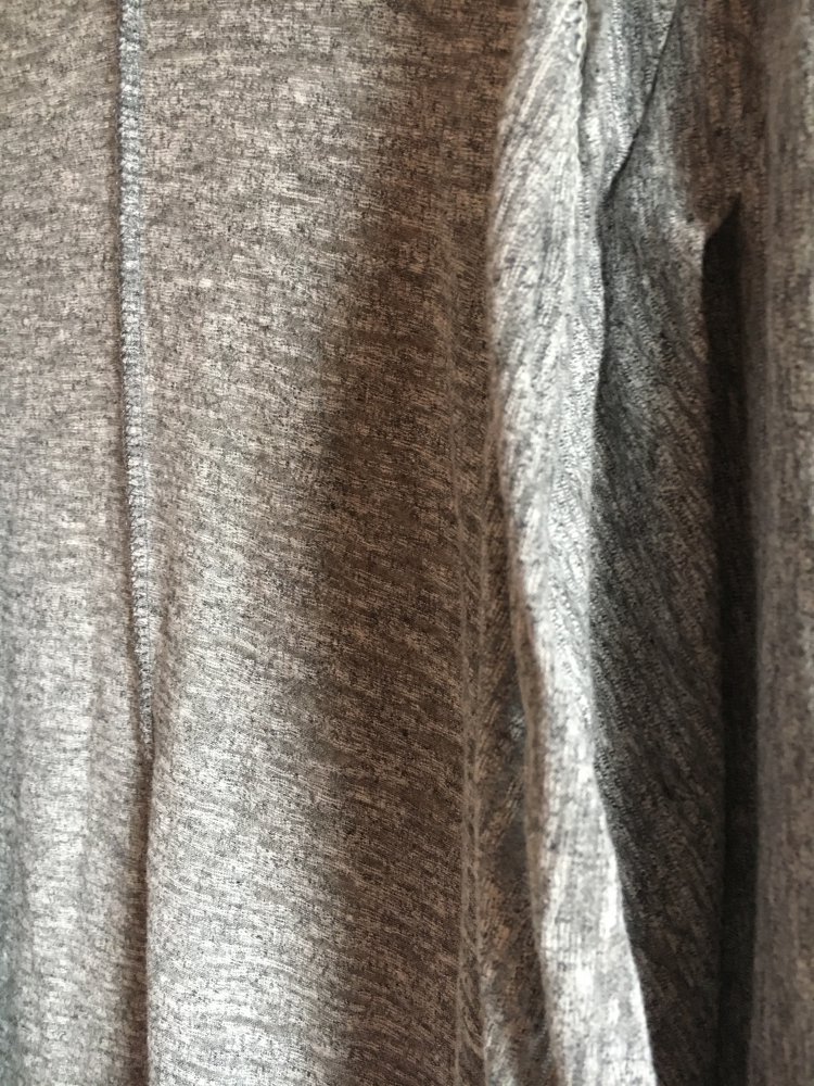 Grauer lockerer Cardigan