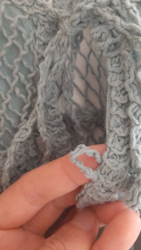 Kleid mit Häkeldetail