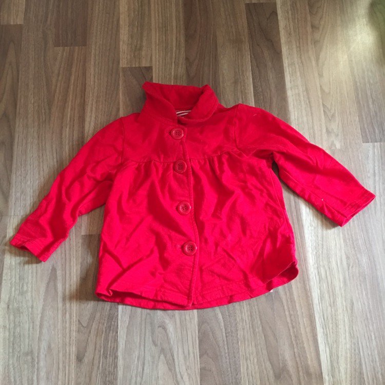 Rote Jacke (Stoffjacke)