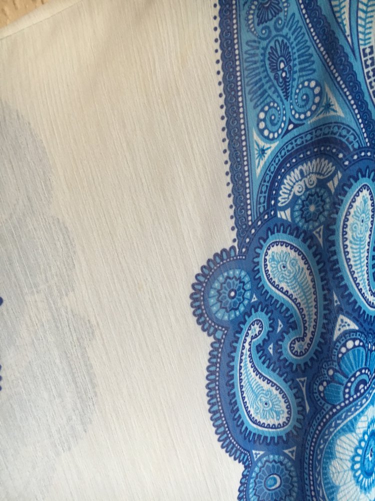 Strandüberzieher Bluse (blau)