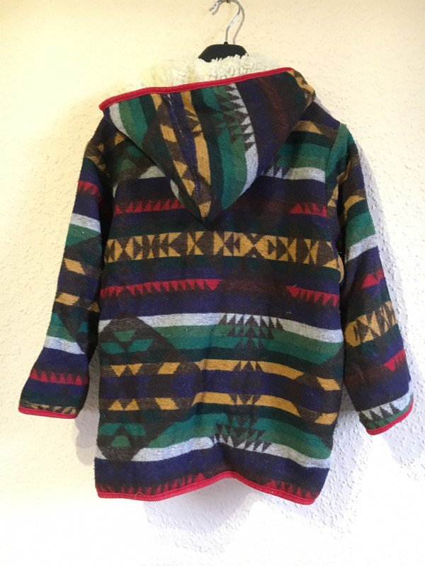 Jacke im Sherpa Look