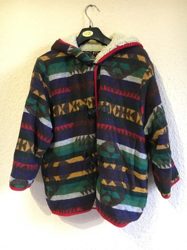 Jacke im Sherpa Look