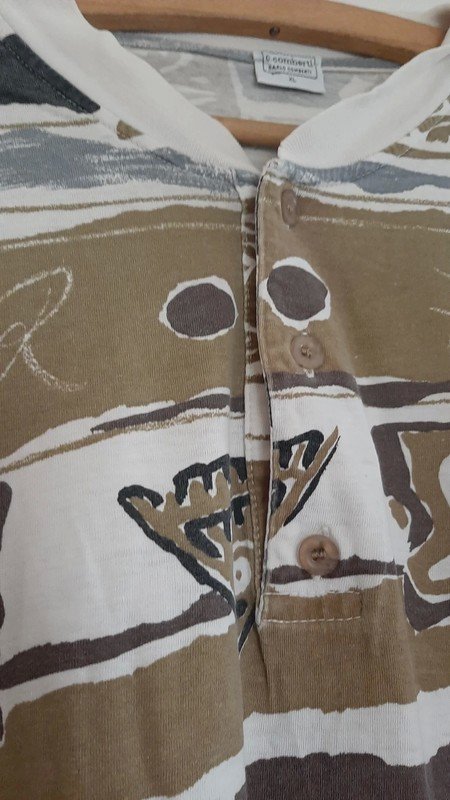 Vintage Herrenshirt mit Muster