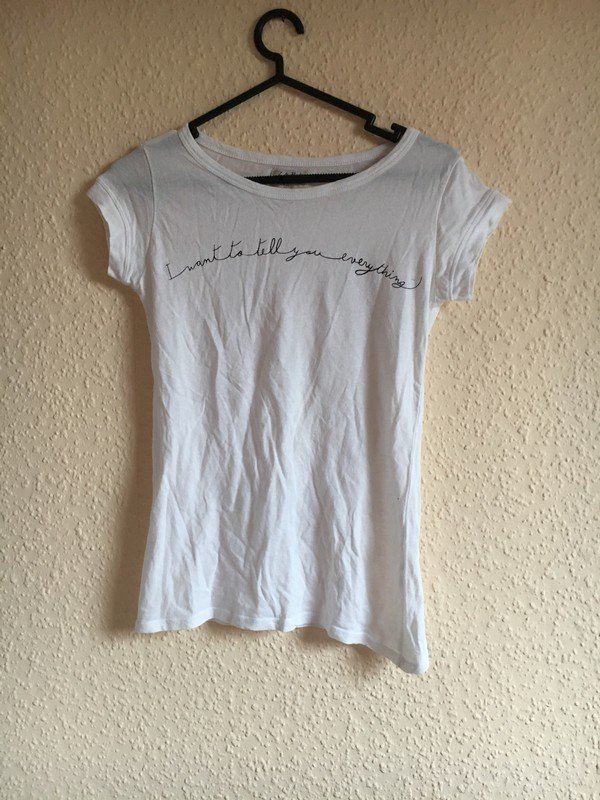 ZARA T-Shirt (I want to tell you everything)