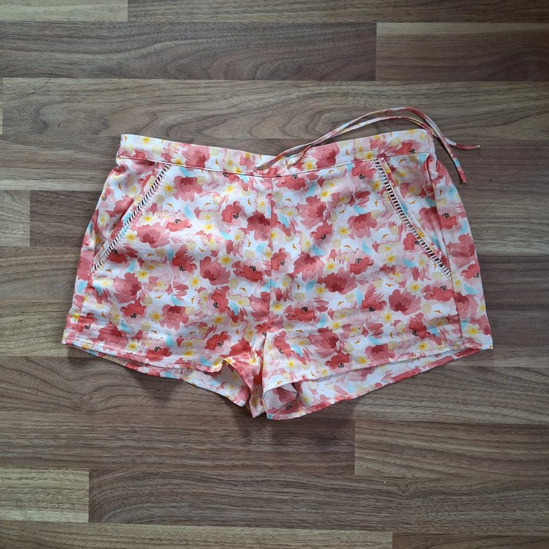 Kurze Schlafanzughose Blumenmuster