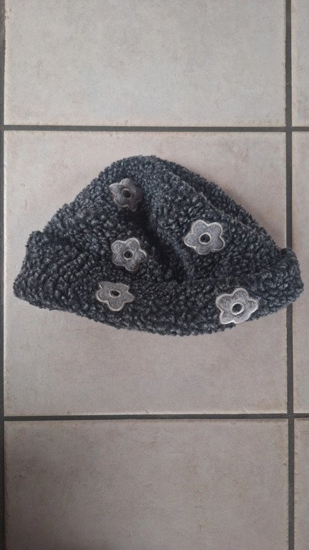 Vintage Mütze Blumen