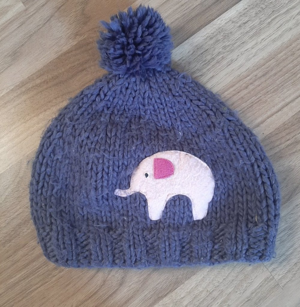Lilane Strickmütze Elefant