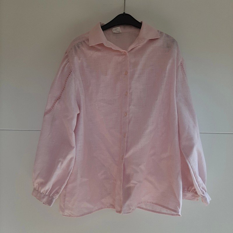 Rosa Vintage Bluse