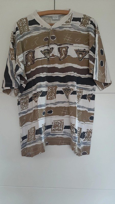 Vintage Herrenshirt mit Muster