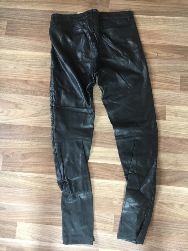 Schwarze Faux Lederhose von H&M