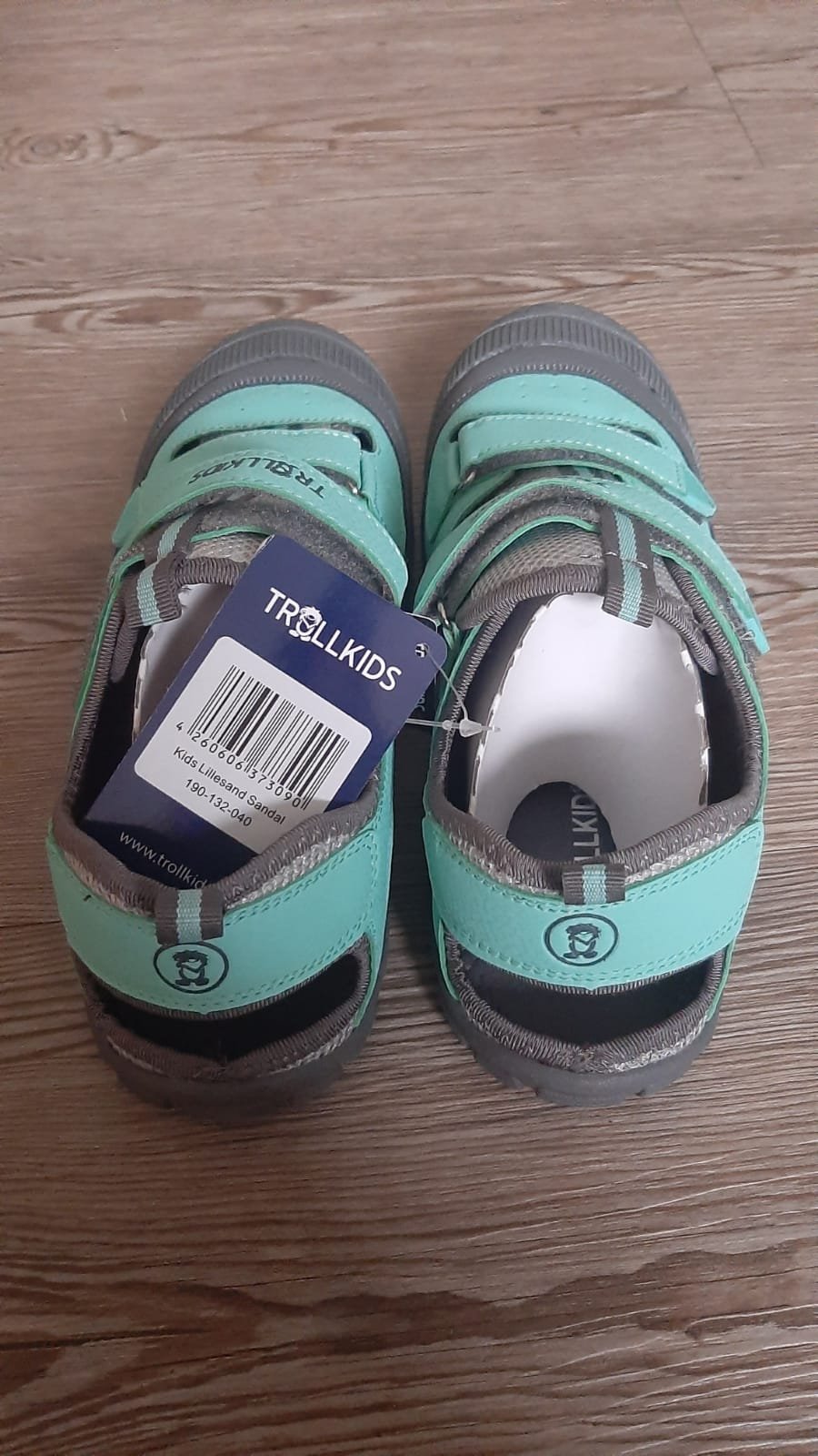 Türkise Trollkids Sandalen