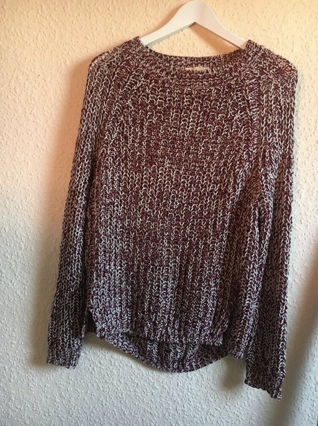 Esprit Strickpullover (rot/weiß)