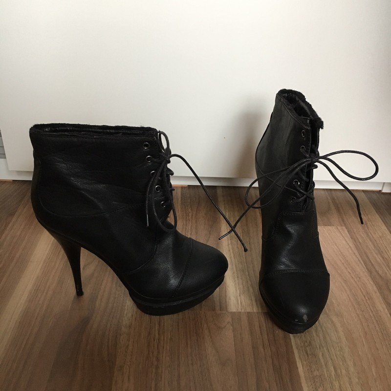 Plateau Stiefeletten zum schnüren