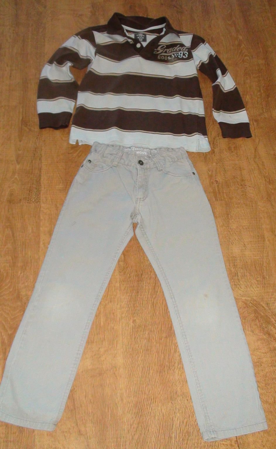 Polo-Hemd Gr.134/140 und Jeans für Jungs Gr.134