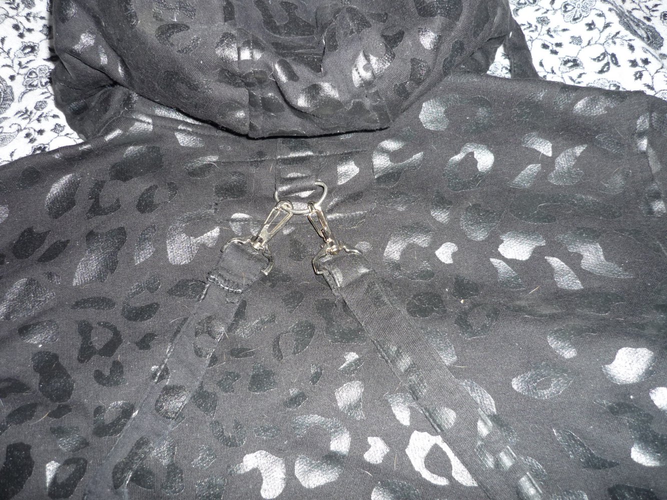 Vixxsin Hoody Leo Print Gothic Cyber Punk Gr. L 40