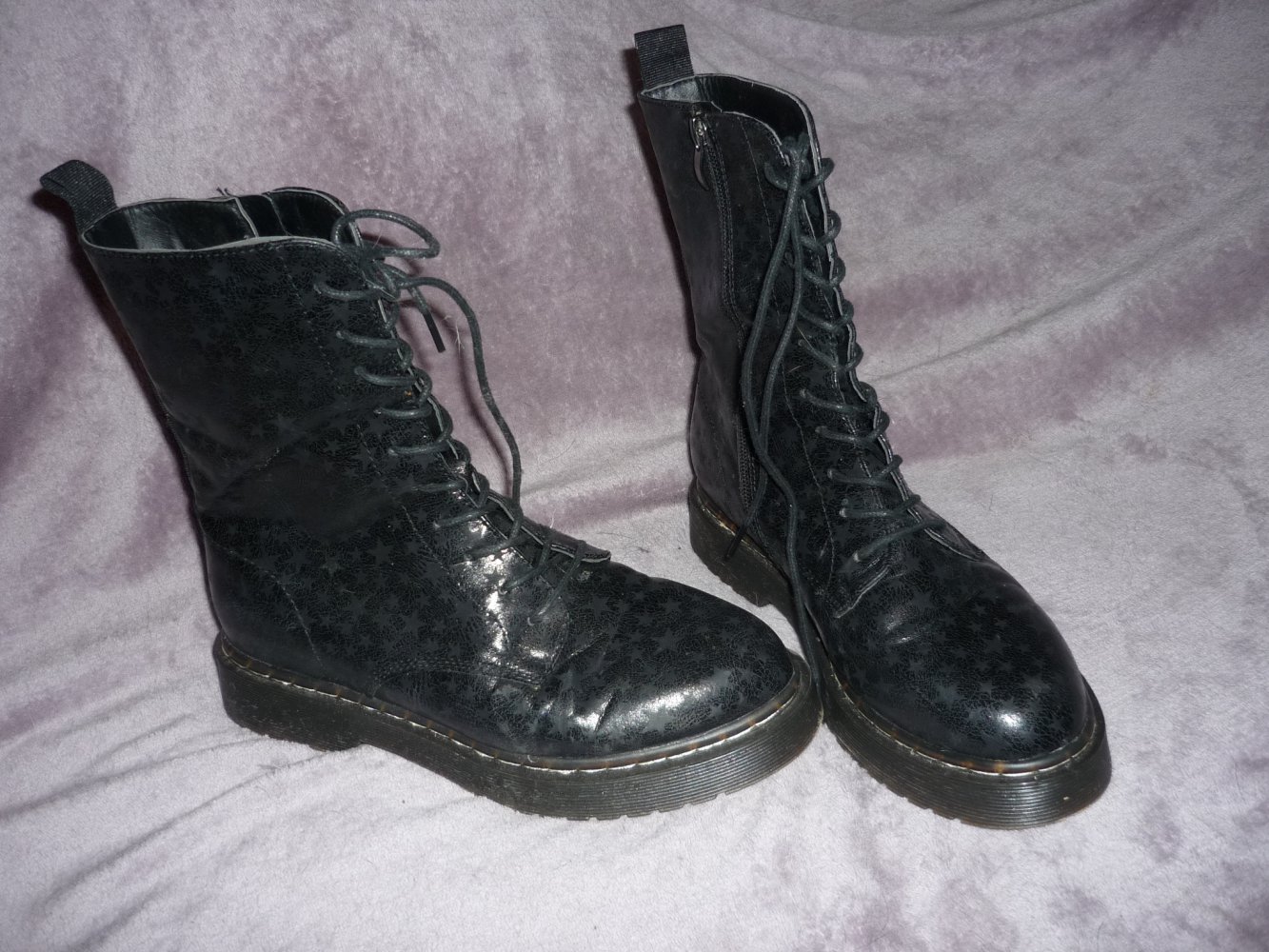 Doc`s mit Sternen Gr. 38 Gothic Punk Vegan