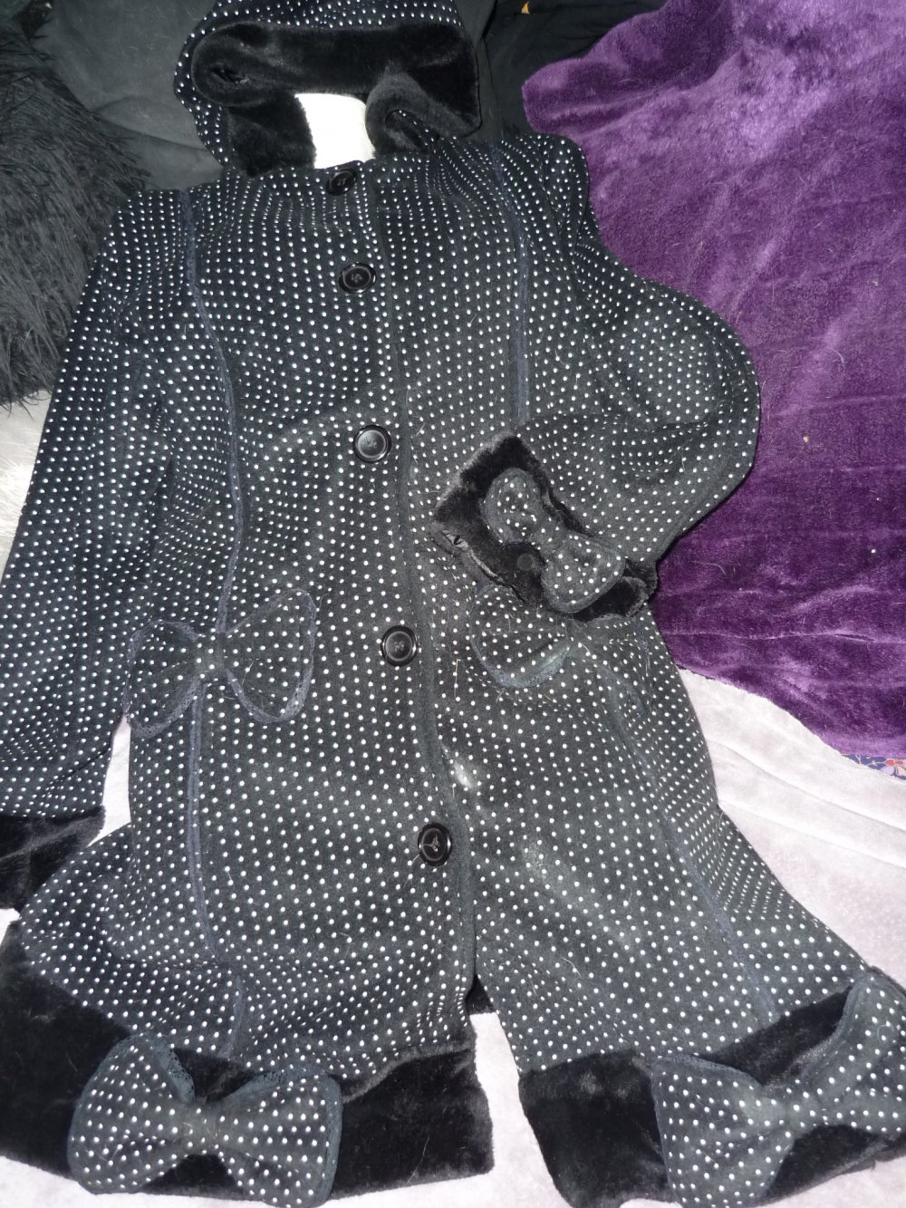 Gothic Rockabilly  Lolita Kurzmantel Gr. L 40 Poizen Industries