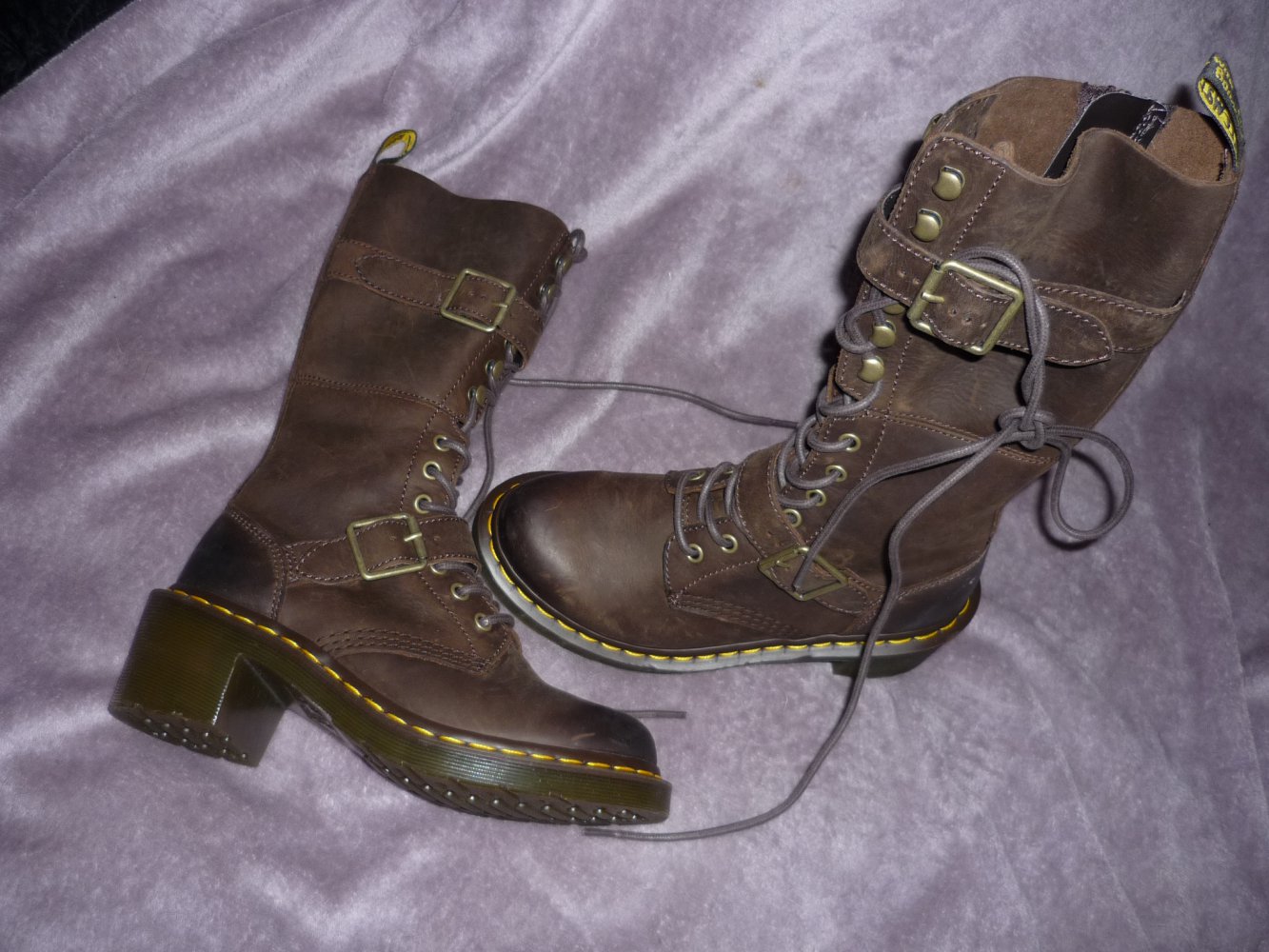 Dr. Martens Josefa Boots NEU! UK4 37 braun