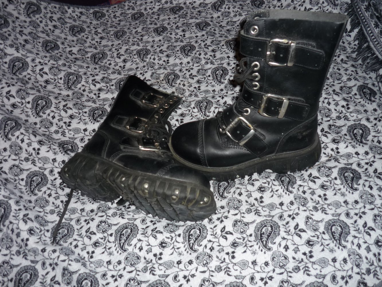 Schnallenrangers Springerstiefel Gothic WGT Cyber Punk Bondage London 37-37,5