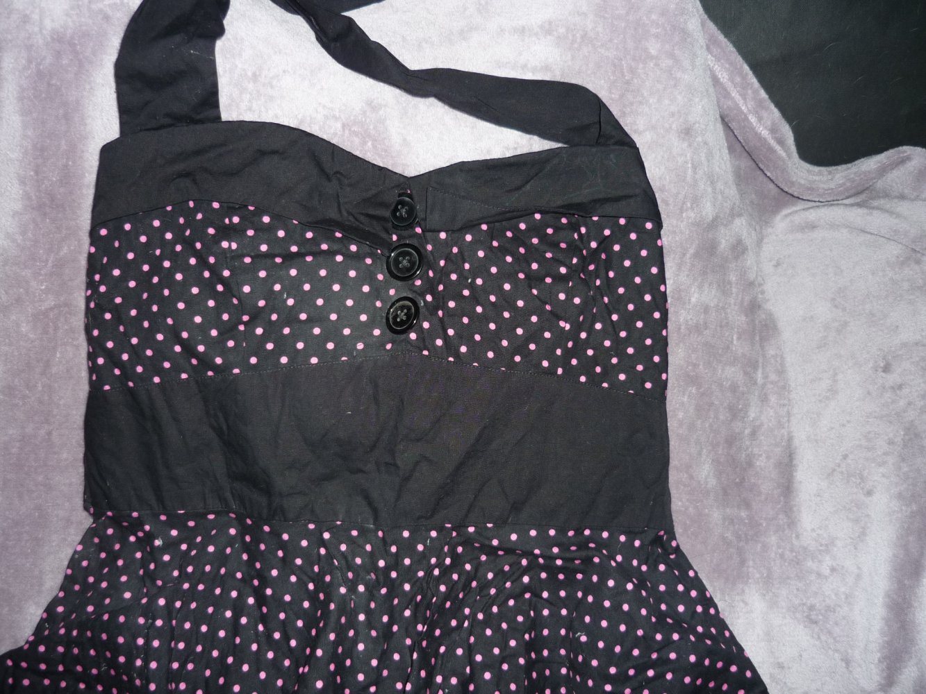 Rockabilly Neckholder Kleid Gr. XXL 44-46 für Petticoat geeignet