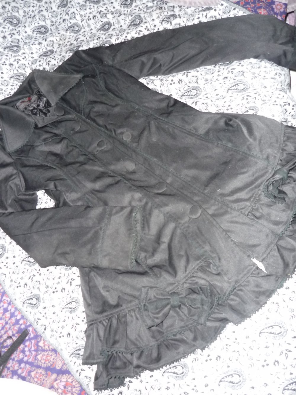 Gothic Lolita Victorian  WGT Mantel von Queen of Darkness Gr. XL