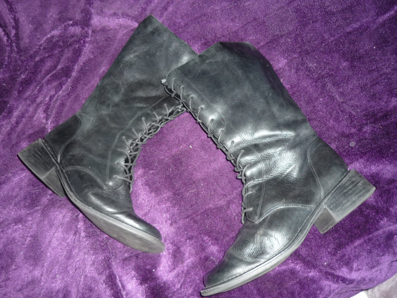 Schnürstiefel Mary Poppins Style Gr. 38 Gothic Lagenlook