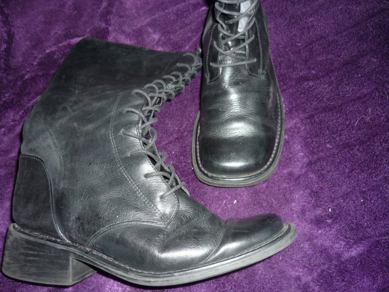 Schnürstiefel Mary Poppins Style Gr. 38 Gothic Lagenlook